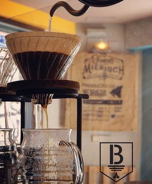 V60 Filter Coffee / Pour over. Using  only fine quality speciality coffee from various origins and micro lots.  at BEAT Brew Bar in Valencia