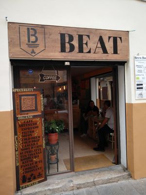 entrance at BEAT Brew Bar in Valencia