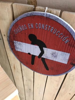 Dreams under construction :-) at BEAT Brew Bar in Valencia