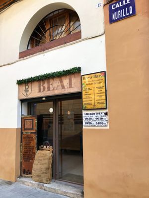 Entrance to BEAT BREW at BEAT Brew Bar in Valencia