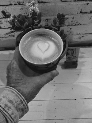 Saturday love in my cup! Double shot espresso with Chufa nut 'milk'. So good! at BEAT Brew Bar in Valencia