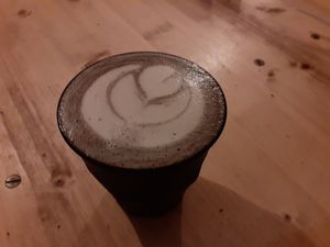 Superlatte of activated charcoal at BEAT Brew Bar in Valencia