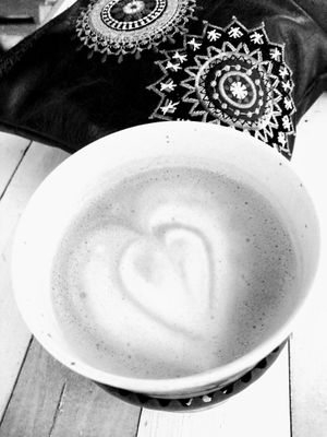 Hemp plant based 'milk' latte! at BEAT Brew Bar in Valencia