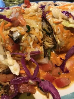 My vegan burrito. Rice, beans and fresh and sautéed veggies. Delicious! at Mexican Amigos in Richmond Hill