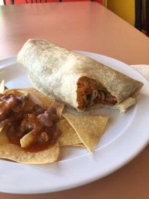 Soy Chorizo Burrito  at Lily's Tacos in Santa Ana