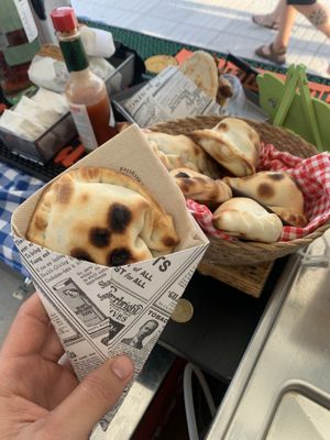 Empanada Vegana!:)  at Cafe del Far in Salou