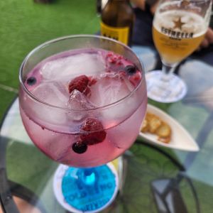 Virgin gin and tonic at Cafe del Far in Salou