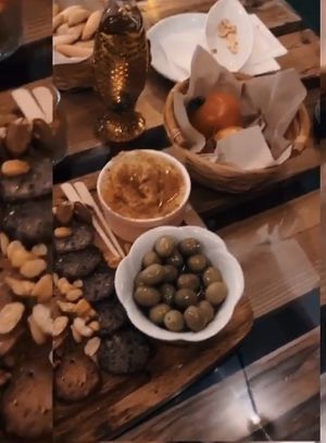 Hummus  at Cafe del Far in Salou