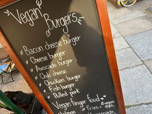menu  at Burger World in Berlin