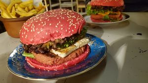 Haloumo burger at Burger World in Berlin