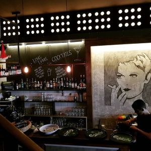 Bar at Burger World in Berlin