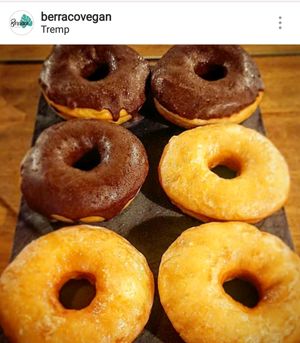 vegan donuts  at Berraco in Lleida