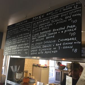 Sandwich menu at 141 Bradford Natural Market in Provincetown