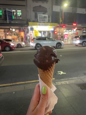 Chocolate-sorbet   at Gelato Messina in Newtown