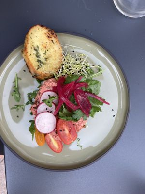Tempeh tartar  at Annie's Kitchen in Lille