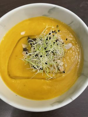 Velouté butternut  at Annie's Kitchen in Lille