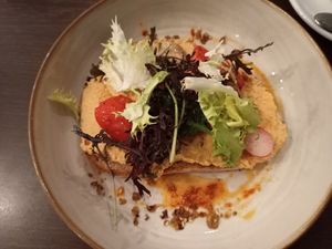 Hummus toast at Annie's Kitchen in Lille