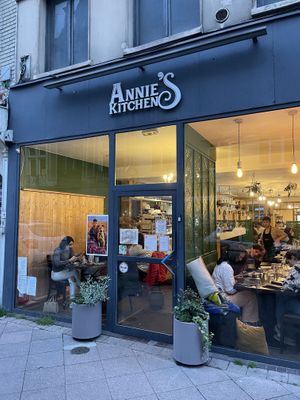 Outside  at Annie's Kitchen in Lille