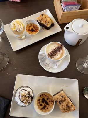 Coffee and dessert  at Annie's Kitchen in Lille