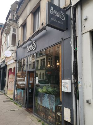 Outside at Annie's Kitchen in Lille