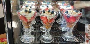 strawberry verrine at Annie's Kitchen in Lille