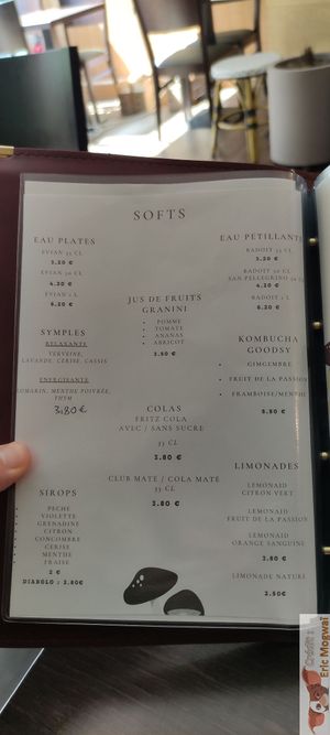 Softs drinks at Annie's Kitchen in Lille