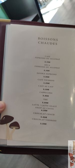 hot drinks at Annie's Kitchen in Lille