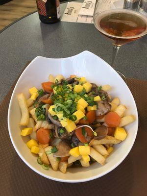 Vegan poutine  at Annie's Kitchen in Lille
