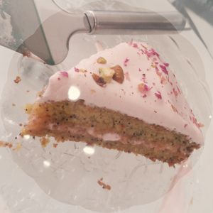 Carrot and rose cake at Annie's Kitchen in Lille