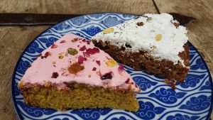 cake bought at Veggieworld Lille, dec 2018 at Annie's Kitchen in Lille