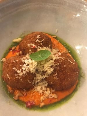Risotto balls at Annie's Kitchen in Lille