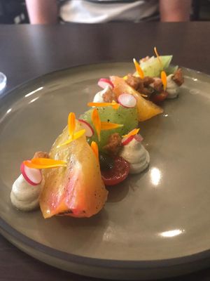 Tomaat voorafje at Annie's Kitchen in Lille