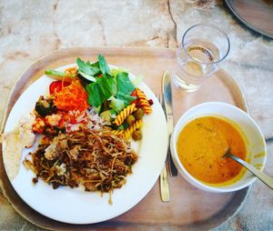 Cabbagepudding and daal vegan at Andrum Cafe in Gothenburg