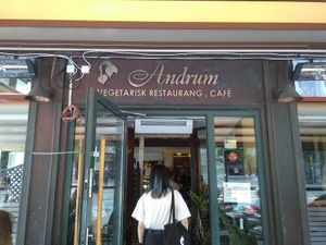 Facade :) at Andrum Cafe in Gothenburg