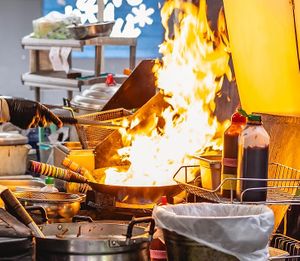 Delicious Thai vegan food cooked on the wok hay 🔥🔥🔥 at Plant Based Eatery - Food Stand in Wollongong