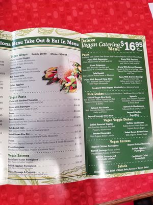 So many options at Bario's Pizza in Staten Island