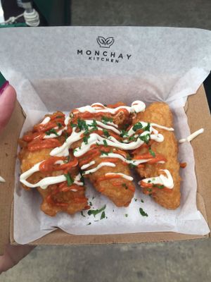 Mac N Cheeze Bites at Monchay Kitchen in Wollongong