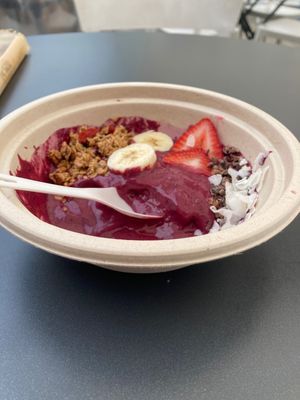 Post first helping of their Acai bowl. 😅 at Fix & Repeat in Bend