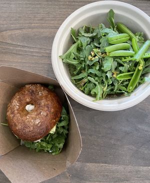 Yum!! Bagel Sando & Summer Quinoa Bowl! at Fix & Repeat in Bend