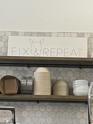 Sign   at Fix & Repeat in Bend