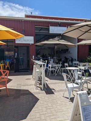 Entrance on NW Arizona Ave at Fix & Repeat in Bend