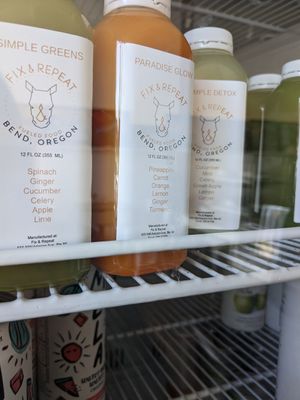 Juice to go at Fix & Repeat in Bend