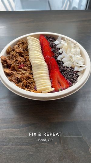Açaí bowl!  at Fix & Repeat in Bend