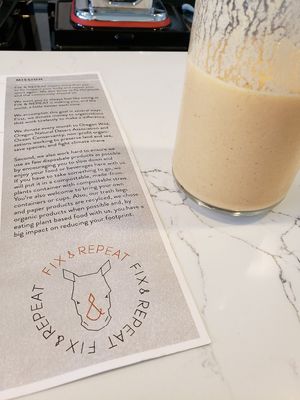 100% plant based at Fix & Repeat in Bend