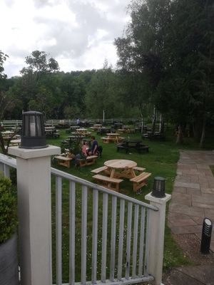 Garden at The Bathampton Mill in Bath