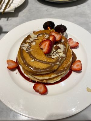 Strawberry Pancakes at Herbivore - Shin Kong Mitsukoshi in Taipei