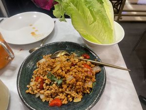 Thai basil grounds  at Herbivore - Shin Kong Mitsukoshi in Taipei