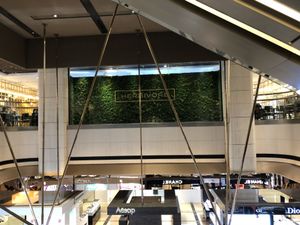 Sign in the mall. at Herbivore - Shin Kong Mitsukoshi in Taipei