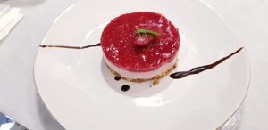raspberry cake at Herbivore - Shin Kong Mitsukoshi in Taipei
