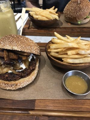 Western BBQ Vurger at Herbivore - Shin Kong Mitsukoshi in Taipei